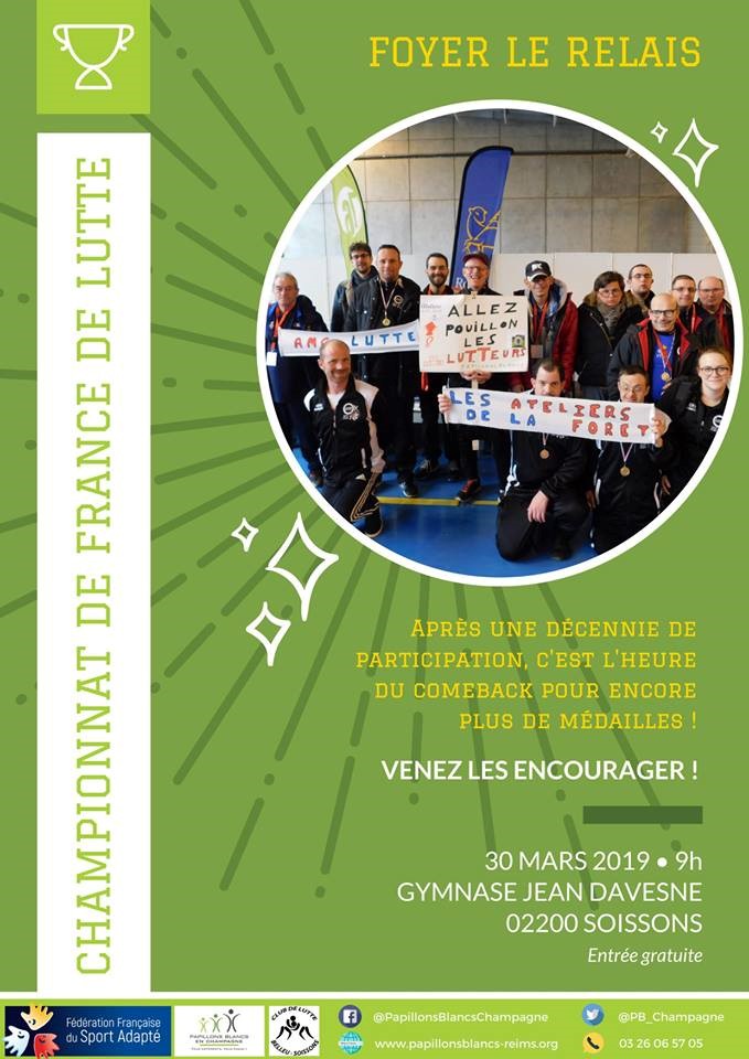 championnat france lutte adaptée